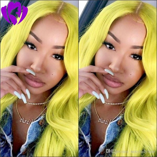 beauty long wavy middle part ombre lace front wig white roots ombre yellow green synthetic heat resistant full wigs, Black
beauty long wavy middle part ombre lace front wig white roots ombre yellow green synthetic heat resistant full wigs, Black