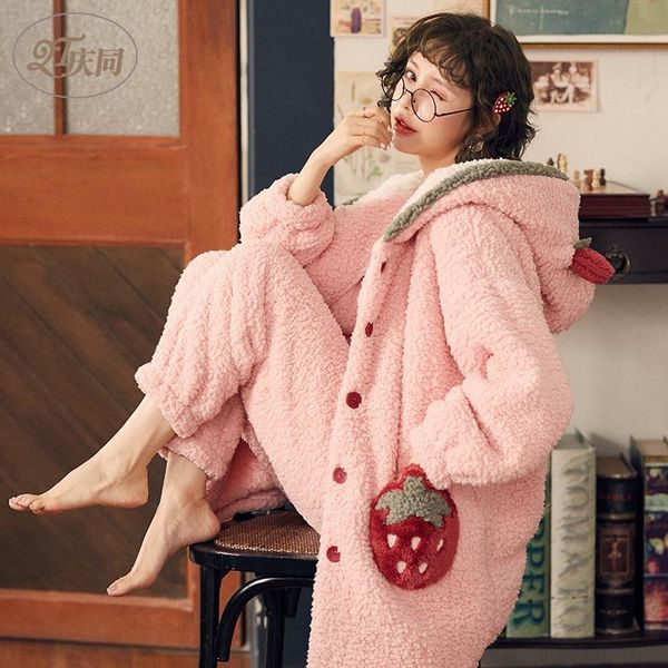 празднуйте coral velvet пижама женская осень и зима мультфильм симпатичные nightgown длинный толстый фланель студенты outer wear tracksuit, Blue;gray
празднуйте coral velvet пижама женская осень и зима мультфильм симпатичные nightgown длинный толстый фланель студенты outer wear tracksuit, Blue;gray