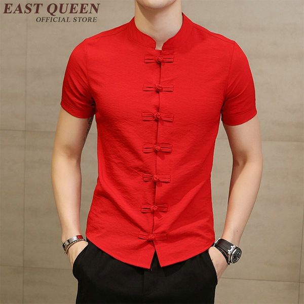 pure linen chinese men shirt culture short sleeve chinese traditional men clothing kongfu shirt nn0543 ce, Red
pure linen chinese men shirt culture short sleeve chinese traditional men clothing kongfu shirt nn0543 ce, Red