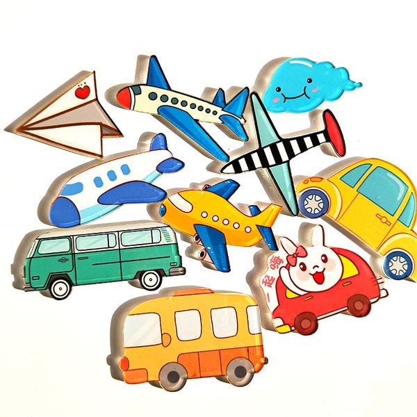 10pcs/lot cute transport car airplane fridge magnets acrylic refrigerator sticker home decor kitchen decoration accessories
10pcs/lot cute transport car airplane fridge magnets acrylic refrigerator sticker home decor kitchen decoration accessories