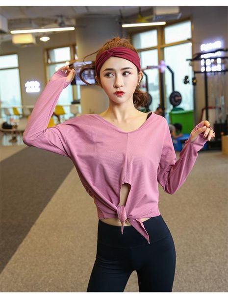 women workout yoga shirts quick-dry long sleeve loose running sports elastic fitness gym breathable crop t-shirts, White;red
women workout yoga shirts quick-dry long sleeve loose running sports elastic fitness gym breathable crop t-shirts, White;red