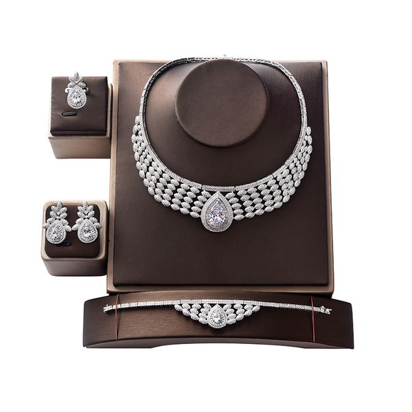 jewelry set hadiayana vintage creative necklace earrings ring and bracelet set for women wedding party zircon cn116 conjunto de, Silver
jewelry set hadiayana vintage creative necklace earrings ring and bracelet set for women wedding party zircon cn116 conjunto de, Silver