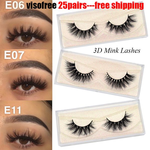 25pairs visomink eyelashes 3d mink hair false eyelashes natural thick long eye lashes makeup lashes beauty extension tools
25pairs visomink eyelashes 3d mink hair false eyelashes natural thick long eye lashes makeup lashes beauty extension tools