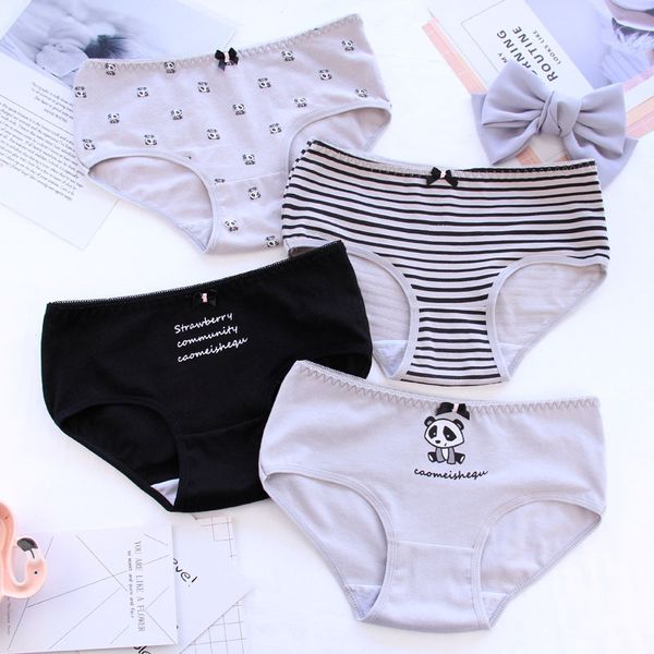 women panda pattern cotton panties underpants lingerie girl breathable briefs ladies underwear cartoon intimate female panty, Black;pink
women panda pattern cotton panties underpants lingerie girl breathable briefs ladies underwear cartoon intimate female panty, Black;pink