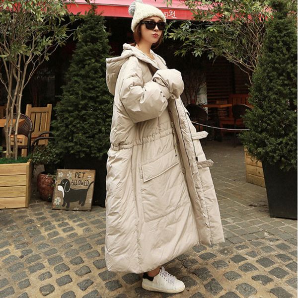 women winter jacket oversized parka coat hooded maxi long plus size female warm 2019 autumn ladies clothing outerwear down, Black
women winter jacket oversized parka coat hooded maxi long plus size female warm 2019 autumn ladies clothing outerwear down, Black