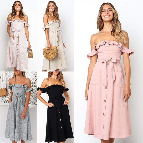 strapless backless ruffles print wrap midi summer dress women 2019 sundress vestidos party dresses, Black;gray
strapless backless ruffles print wrap midi summer dress women 2019 sundress vestidos party dresses, Black;gray