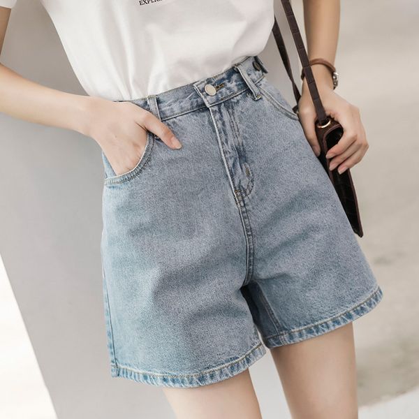 women's denim shorts with pocket classic vintage high waist blue wide leg female caual summer ladies shorts jeans for women
women's denim shorts with pocket classic vintage high waist blue wide leg female caual summer ladies shorts jeans for women