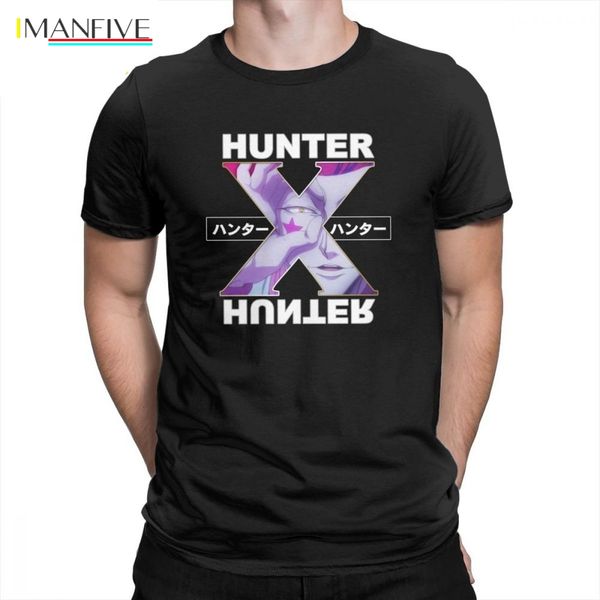 x t-shirts hisoka purified cotton tees round collar classic fit streetwear t shirts short-sleeved men's comic plus, White;black
x t-shirts hisoka purified cotton tees round collar classic fit streetwear t shirts short-sleeved men's comic plus, White;black