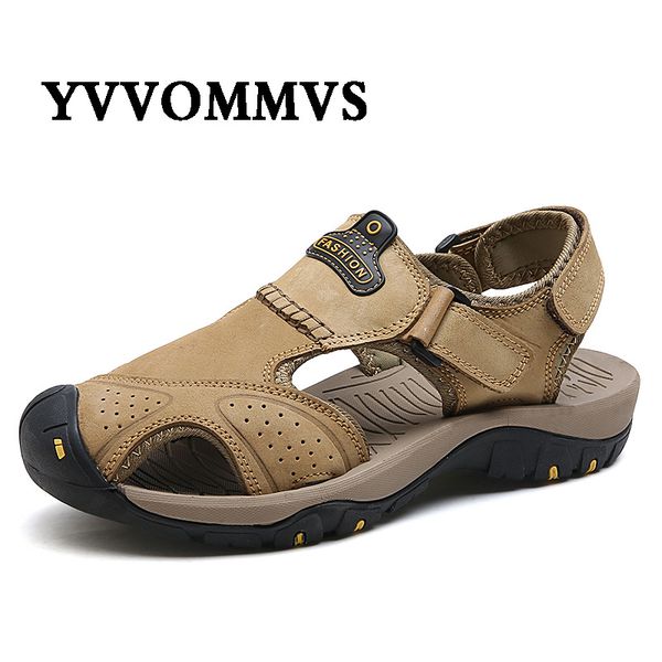 men's new summer sandals wear non-slip anti-collision protection toe casual fashion men's shoes, Black
men's new summer sandals wear non-slip anti-collision protection toe casual fashion men's shoes, Black