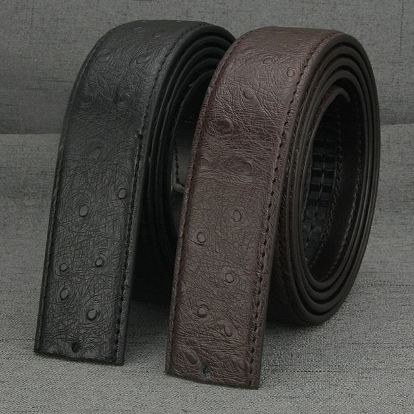 only belts ostrich grain 3.5cm genuine leather waist strap fashion automatic buckle waist belt without buckle, Black;brown
only belts ostrich grain 3.5cm genuine leather waist strap fashion automatic buckle waist belt without buckle, Black;brown
