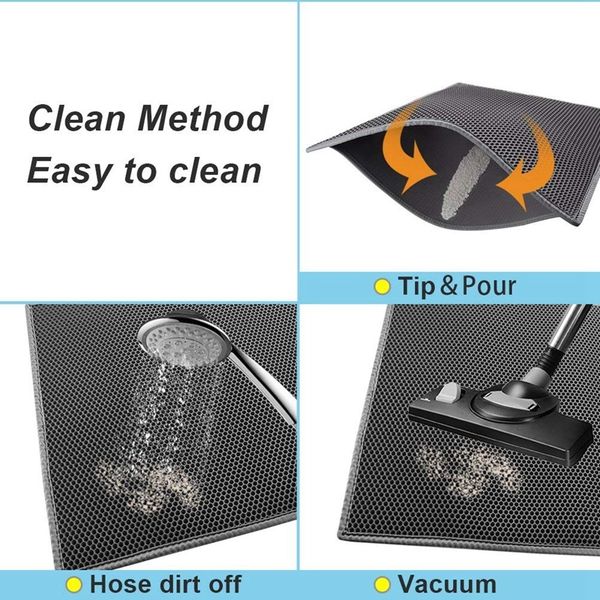 cat litter mat eva double-layer cat litter trapper mats with waterproof bottom layer kattenmand black cat bed
cat litter mat eva double-layer cat litter trapper mats with waterproof bottom layer kattenmand black cat bed