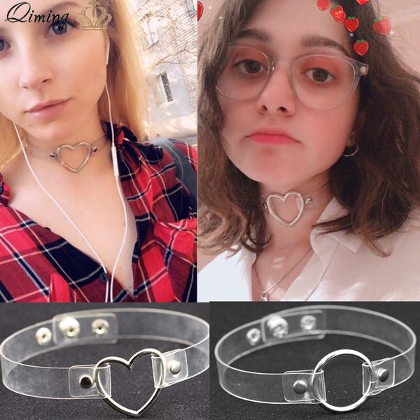 harajuku kwaii clear choker necklace for women girls korean transparent love heart cute collier vivi trendy necklace gift, Golden;silver
harajuku kwaii clear choker necklace for women girls korean transparent love heart cute collier vivi trendy necklace gift, Golden;silver