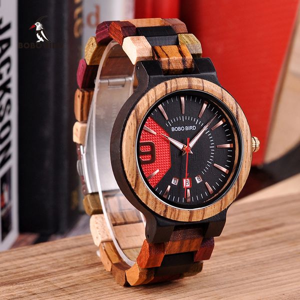 bobo bird relogio masculino wooden watch men luxury date display wood japanese quartz watches men's great gift erkek kol saati j190628, Golden
bobo bird relogio masculino wooden watch men luxury date display wood japanese quartz watches men's great gift erkek kol saati j190628, Golden