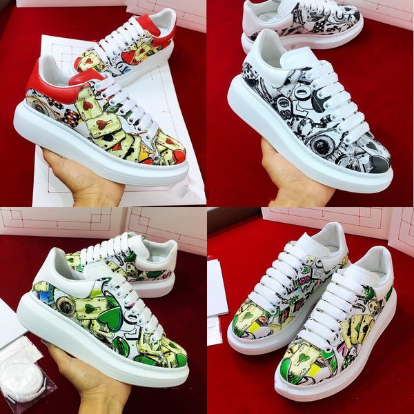 classical playing card graffiti designers casual shoes women platform shoes genuine leather small white shoes epacket shipping
classical playing card graffiti designers casual shoes women platform shoes genuine leather small white shoes epacket shipping