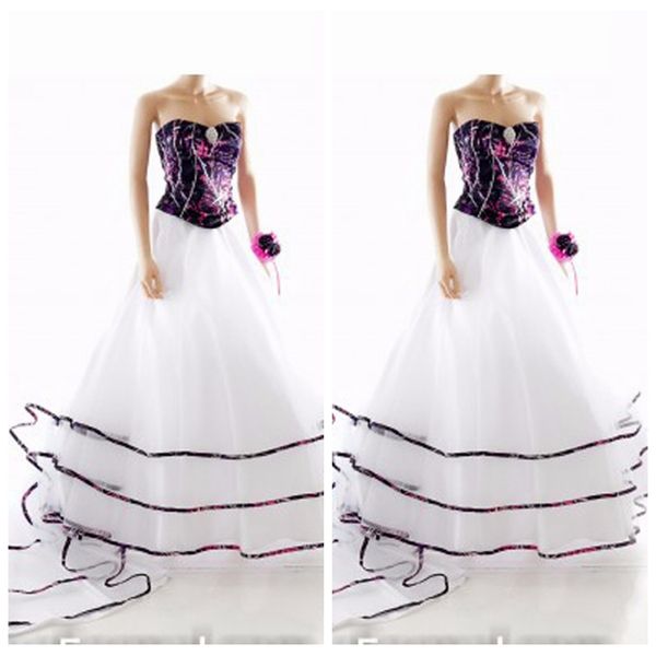 sweetheart a-line camo muddy girl wedding dresses camouflage custom plus size bridal gowns real tree tulle tiered 2019 vestidos de marriage, White
sweetheart a-line camo muddy girl wedding dresses camouflage custom plus size bridal gowns real tree tulle tiered 2019 vestidos de marriage, White