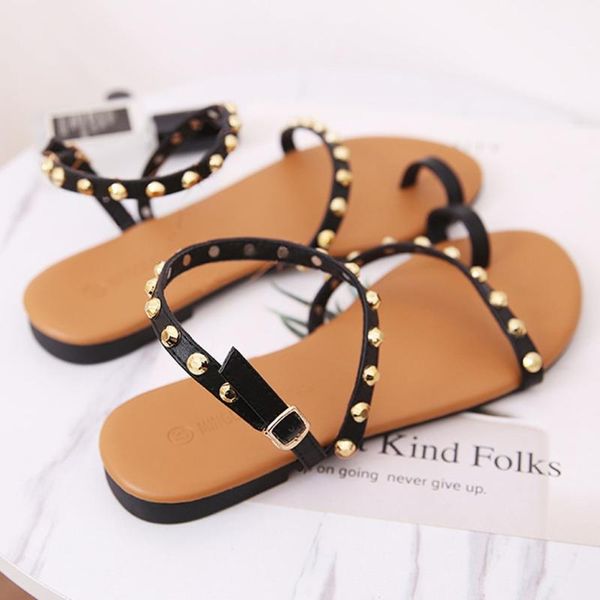 womens sandals flat open toe comfy sandals women rivets buckles casual ankle flat with summer tip toe shoes scarpe donna, Black
womens sandals flat open toe comfy sandals women rivets buckles casual ankle flat with summer tip toe shoes scarpe donna, Black