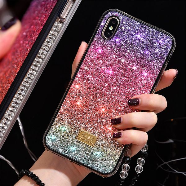 для iphone gradient блеск премиум rhinestone дело престижное женщин конструктора защитнику телефона чехол для iphone 11 pro xr xs max 7 8 pl
для iphone gradient блеск премиум rhinestone дело престижное женщин конструктора защитнику телефона чехол для iphone 11 pro xr xs max 7 8 pl