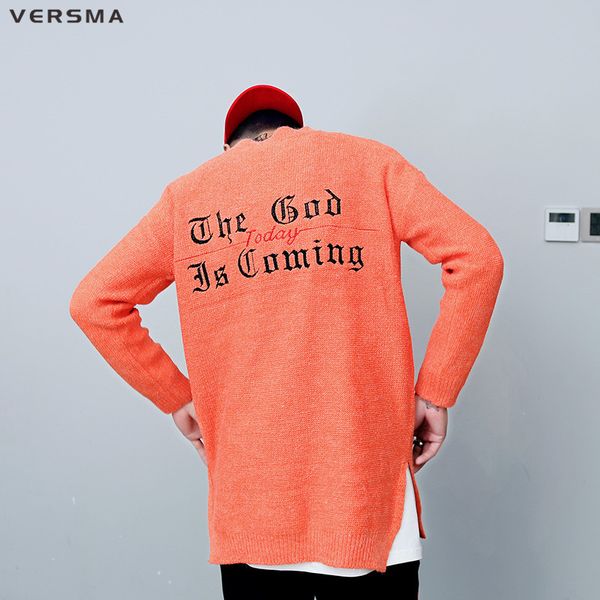 versma new winter american streetwear tyle oversize male sweater harajuku hip hop embroidery christmas sweater men pullover, White;black
versma new winter american streetwear tyle oversize male sweater harajuku hip hop embroidery christmas sweater men pullover, White;black