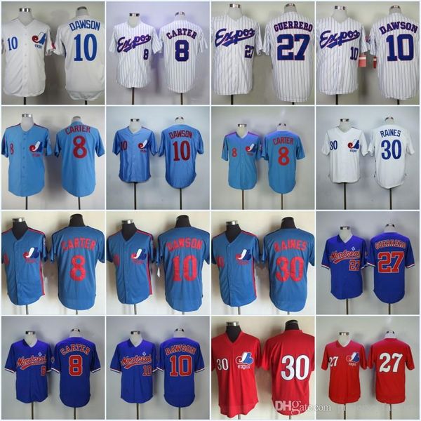 8 gary carter montreal expos 10 andre dawson 27 vladimir guerrero 30 tim raines vintage baseball jersey all stitched s-xxxl, Blue;black
8 gary carter montreal expos 10 andre dawson 27 vladimir guerrero 30 tim raines vintage baseball jersey all stitched s-xxxl, Blue;black