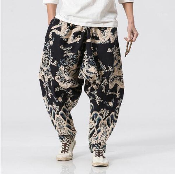 black chinese joggers trousers dragon pants plus size male big crotch harem loose pant1
black chinese joggers trousers dragon pants plus size male big crotch harem loose pant1