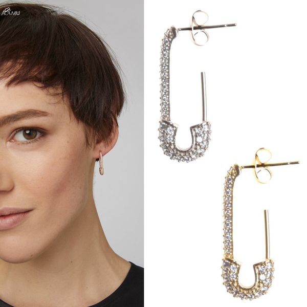 aomu 1pc 2019 korean fashion rhinestone paperclip earring fashion stud earrings for women metal geometric charm trend jewelry, Golden;silver
aomu 1pc 2019 korean fashion rhinestone paperclip earring fashion stud earrings for women metal geometric charm trend jewelry, Golden;silver