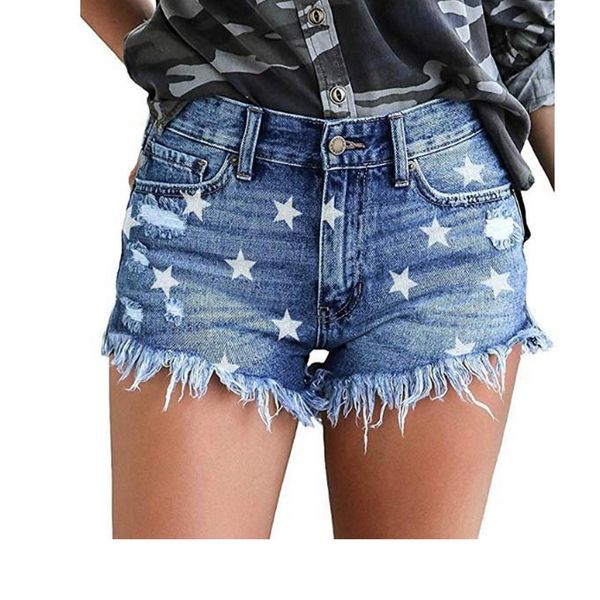 summer star print jeans tassel bulift high waist ripped short jeans for women slim fringe denim shorts pants teen girl, Blue
summer star print jeans tassel bulift high waist ripped short jeans for women slim fringe denim shorts pants teen girl, Blue
