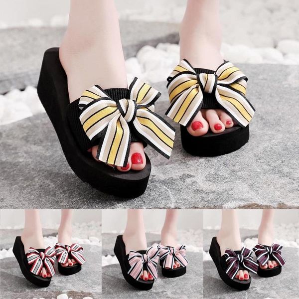 summer wedges women shoes bow slipper zapatos de mujer indoor outdoor flip-flops beach shoes buty damskie casual slipper #c3, Black
summer wedges women shoes bow slipper zapatos de mujer indoor outdoor flip-flops beach shoes buty damskie casual slipper #c3, Black