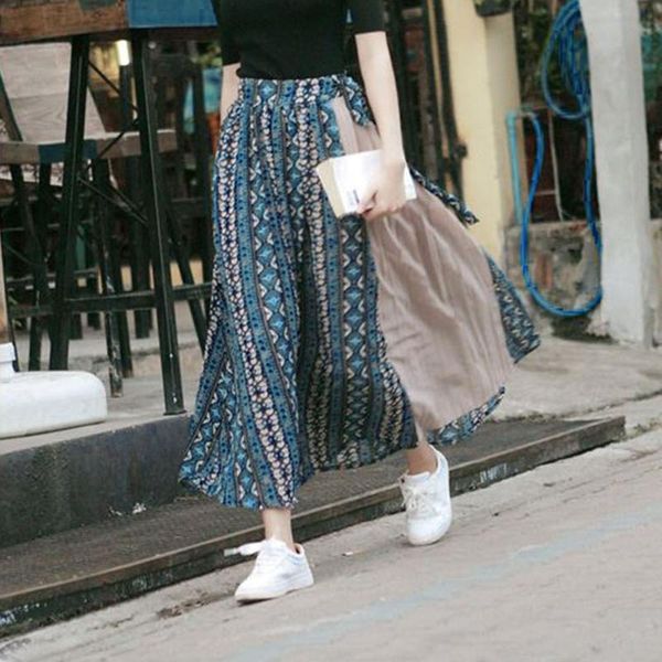 women's printed skirt patchwork pleated skirt with elasticated skirts fashion chiffon high waisted elegant lace-up, Black
women's printed skirt patchwork pleated skirt with elasticated skirts fashion chiffon high waisted elegant lace-up, Black