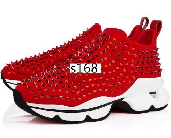 brand red bottom spike sock designer women men casual shoes.red sole flats with krystal spikes,30mm black white donna flats 8
brand red bottom spike sock designer women men casual shoes.red sole flats with krystal spikes,30mm black white donna flats 8