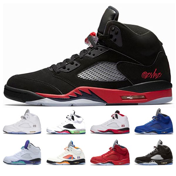 high 5 bred basketball shoes men 5s red bllue suede white black grape oreo white cement metallic silver space jam sport sneakers
high 5 bred basketball shoes men 5s red bllue suede white black grape oreo white cement metallic silver space jam sport sneakers