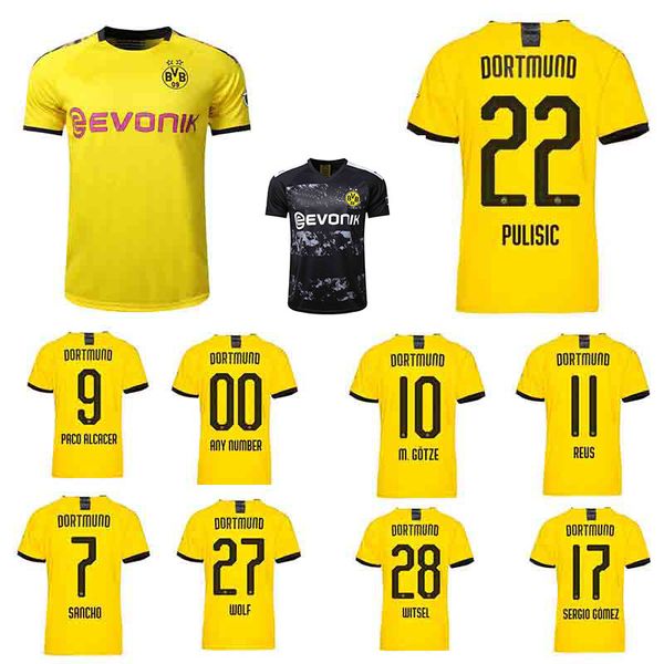 19 20 WITSEL PACO ALCACER M.GOTZE REUS SANCHO PULISIC SERGIO GOMEZ Mens Home Away Camisetas Futbol Camisas Maillot Football Shirt
19 20 WITSEL PACO ALCACER M.GOTZE REUS SANCHO PULISIC SERGIO GOMEZ Mens Home Away Camisetas Futbol Camisas Maillot Football Shirt