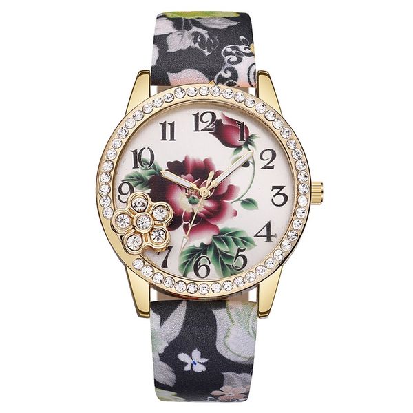 women girls quartz watch fashion elegant waterproof red flower printing band dial watch cute gift present, Slivery;brown
women girls quartz watch fashion elegant waterproof red flower printing band dial watch cute gift present, Slivery;brown
