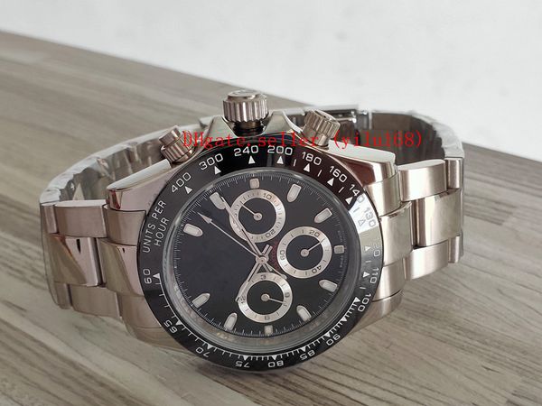 luxury mens watch 40mm 116500ln black dial 116500 wristwatches stainless steel strap automatic mechanical no chronograph high quality, Slivery;brown
luxury mens watch 40mm 116500ln black dial 116500 wristwatches stainless steel strap automatic mechanical no chronograph high quality, Slivery;brown