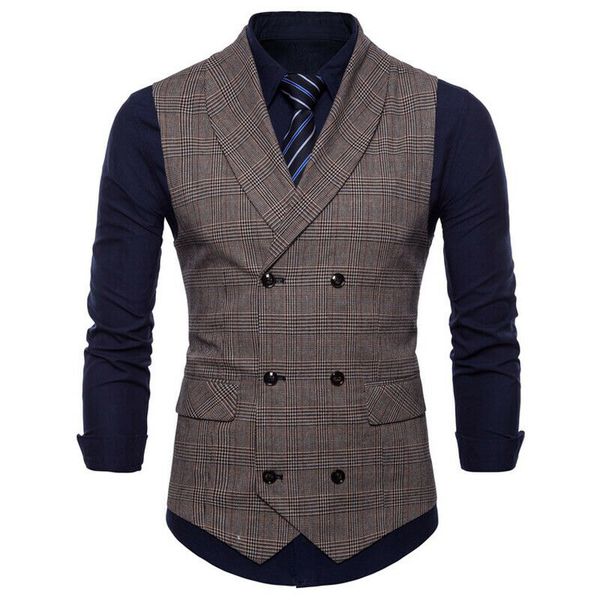 fashion new size m-3xl men formal casual business jackets fit waistcoat vest suit plaid coat, Black;brown
fashion new size m-3xl men formal casual business jackets fit waistcoat vest suit plaid coat, Black;brown