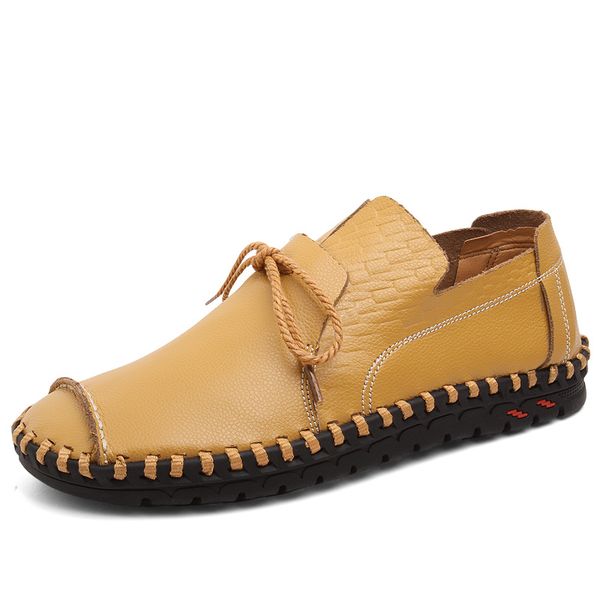 genuine leather men casual shoes fashion flats male loafers moccasin lace up loafers mens soft male driving shoes hc-481, Black
genuine leather men casual shoes fashion flats male loafers moccasin lace up loafers mens soft male driving shoes hc-481, Black