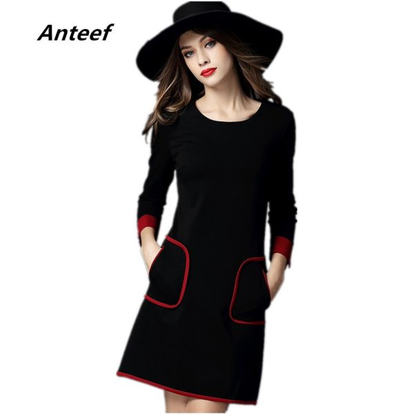 casual dresses long sleeve black cotton plus size women loose mini autumn winter elegant dress clothes party 2021 ladies, Black;gray
casual dresses long sleeve black cotton plus size women loose mini autumn winter elegant dress clothes party 2021 ladies, Black;gray