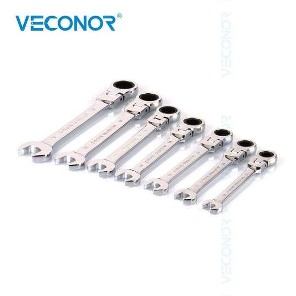 veconor combination ratchet wrench set 10-19mm 7pcs fully polish 72t ratcheting flexible head and open-end spanner crv steel
veconor combination ratchet wrench set 10-19mm 7pcs fully polish 72t ratcheting flexible head and open-end spanner crv steel