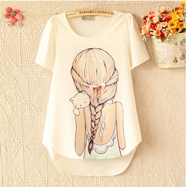 new 2015 summer fashion women t-shirts femal sparkling diamond beauty bow oneck short-sleeve women's chiffon shirt, White
new 2015 summer fashion women t-shirts femal sparkling diamond beauty bow oneck short-sleeve women's chiffon shirt, White
