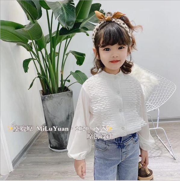 2020 korea style girls ruffles shirt cotton fashion spring girls blouse 3-8t c864, White;black
2020 korea style girls ruffles shirt cotton fashion spring girls blouse 3-8t c864, White;black