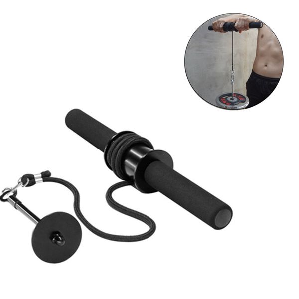 

1 piece forearm strength trainer for wrist strength hand grip hand exerciser weight lifting rope waist roller equipment