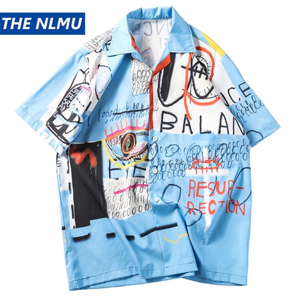 hip hop shirt streetwear men hawaiian shirt graffiti print harajuku beach hiphop summer thin short sleeve wo222, White;black
hip hop shirt streetwear men hawaiian shirt graffiti print harajuku beach hiphop summer thin short sleeve wo222, White;black