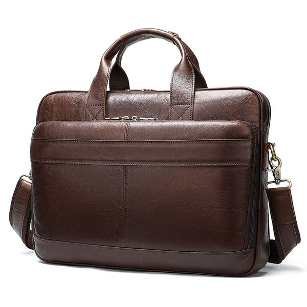 wholesale genuine leather men's business 15.6-inch computer office handbag multi-function retro briefcase casual men's bag
wholesale genuine leather men's business 15.6-inch computer office handbag multi-function retro briefcase casual men's bag