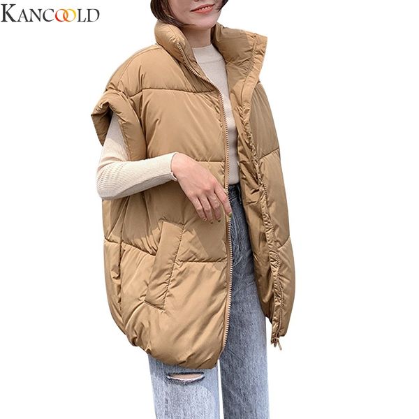 kancoold fashion women jacket sleeveless vest fashion casual coats male cotton-padded female vest men thicken waistcoat s-xl, Black;white
kancoold fashion women jacket sleeveless vest fashion casual coats male cotton-padded female vest men thicken waistcoat s-xl, Black;white