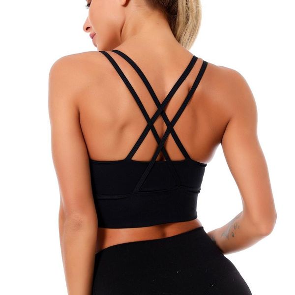 large size sports bra cross beauty back gather running yoga bras breathable shockproof crop fitness bra for women, White;black
large size sports bra cross beauty back gather running yoga bras breathable shockproof crop fitness bra for women, White;black