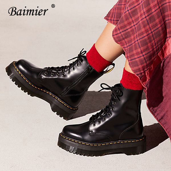 baimier black patent leather ankle boots for women lace up platform boots women winter warm plush street style shoes
baimier black patent leather ankle boots for women lace up platform boots women winter warm plush street style shoes