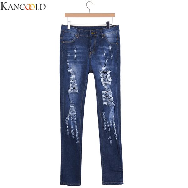 kancoold clothes women slim pants washed ripped hole gradient long jeans denim elastic regular pants new, Blue
kancoold clothes women slim pants washed ripped hole gradient long jeans denim elastic regular pants new, Blue