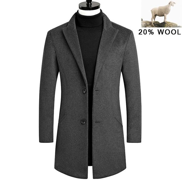 hcxy 2019 men's woollen trench coat men wool long windbreaker male wind coat jacket man 20% wool winter overcoat warm slim, Black
hcxy 2019 men's woollen trench coat men wool long windbreaker male wind coat jacket man 20% wool winter overcoat warm slim, Black
