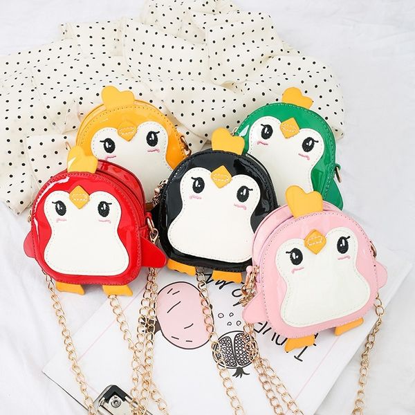 2020 spring children fashion cartoon penguin modeling shoulder bag girls laser bright surface chain pu crossbody bag fashion
2020 spring children fashion cartoon penguin modeling shoulder bag girls laser bright surface chain pu crossbody bag fashion