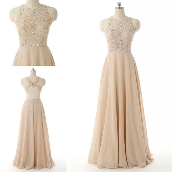elegant chamapgne long evening prom dresses sheer neck unique back design crystal beaded sequins long mermaid formal pageant dress cheap, Black;red
elegant chamapgne long evening prom dresses sheer neck unique back design crystal beaded sequins long mermaid formal pageant dress cheap, Black;red