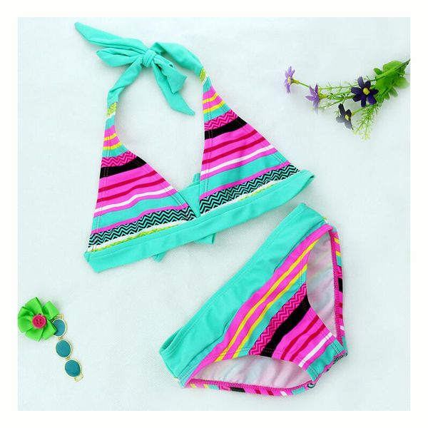 new summer girls close-fitting elastic stripe swimsuit girls split two-pieces swimwear children stripe bikini wholesale
new summer girls close-fitting elastic stripe swimsuit girls split two-pieces swimwear children stripe bikini wholesale
